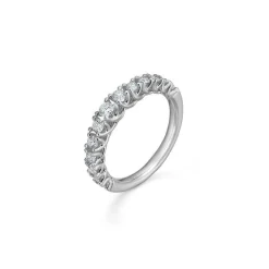 Mads Z 14 kt. Crown Princess Ring Hvidguld 0.50 ct.