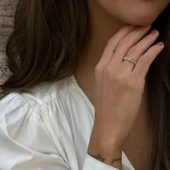 Mads Z 14 kt. Luxury Rainbow ring med ægte sten