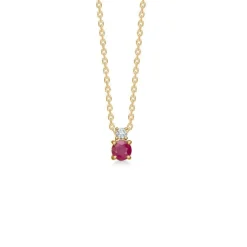 Mads Z 14 kt Ruby Dream Vedhæng Rubin & 0.04Ct - 1534072