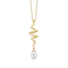 Mads Z 14 kt Swirl Pearl Vedhæng