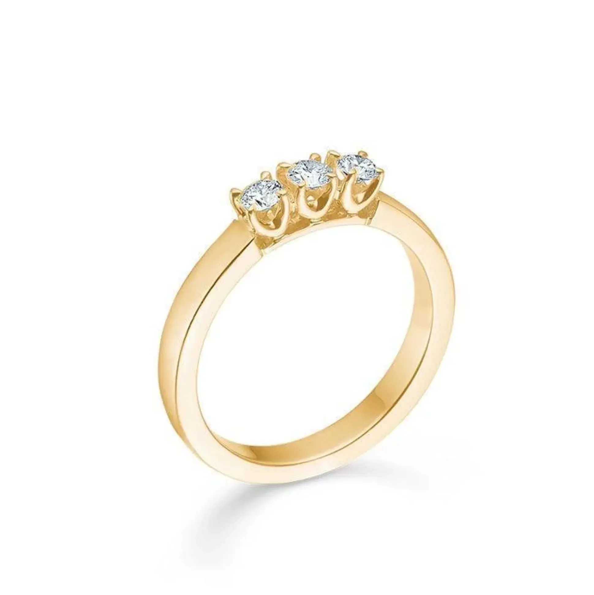 Mads Z 14kt. Crown Alliancering Diamanter 0.27 ct.