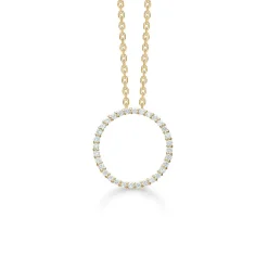 Mads Z 14kt Diamond Halo Vedhæng 0.20ct W.Si