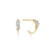 Mads Z 14kt Leonora Øreringe Hvid Topas 0.09Ct W.Si