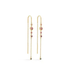 Mads Z 14kt Luxury Rainbow Øreringe