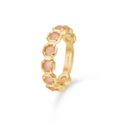 Mads Z 14kt Otilia Ring Med Peach Månesten