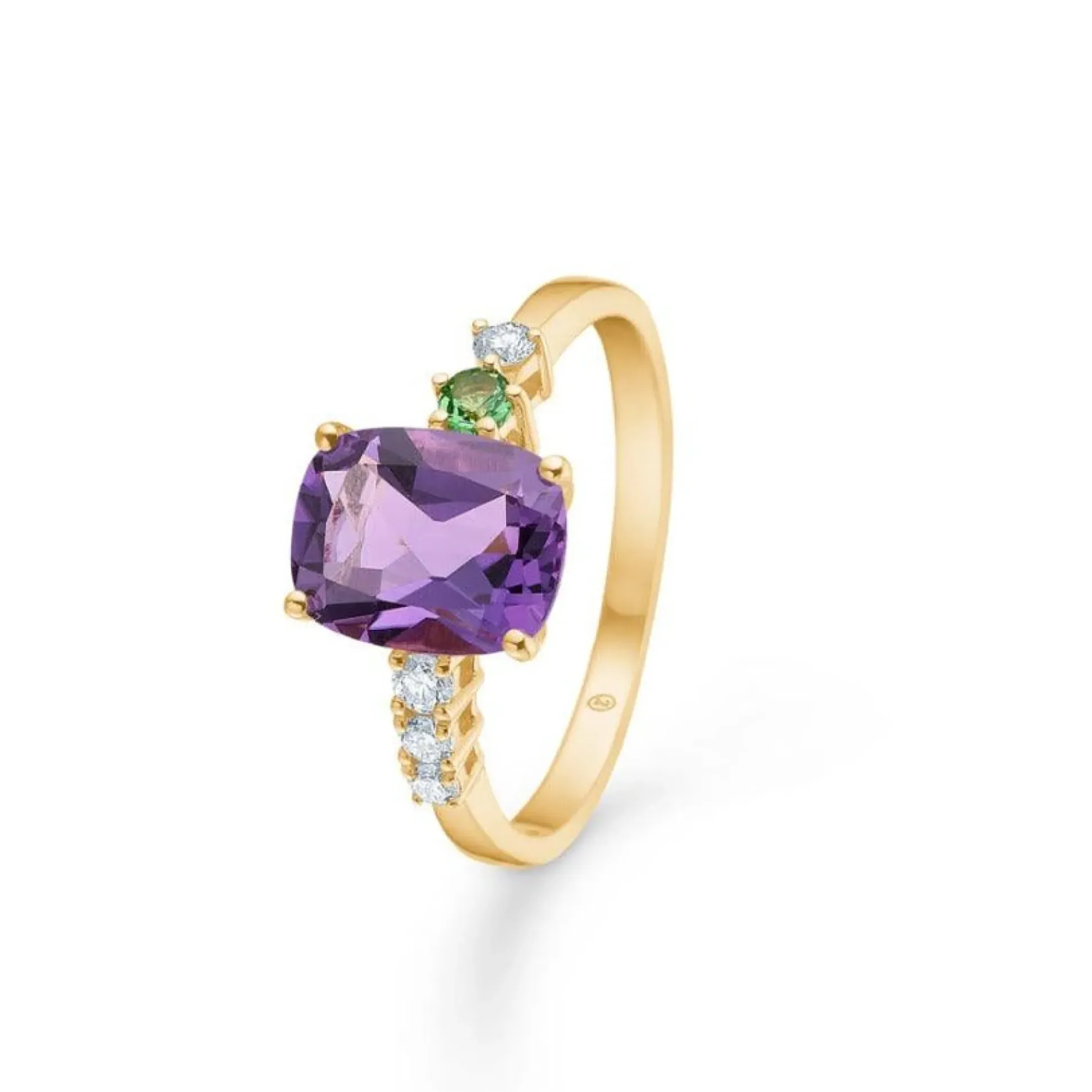 Mads Z 14kt Purple Felicity Ring 0.11ct W.Si