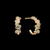 Mads Z Luxury Rainbow Petite Creol 14kt Guld