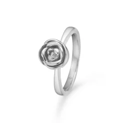 Mads Z Sølv Rosalie Ring m. Lille Rose