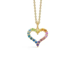 Mads Z Tender Heart Rainbow i 14kt