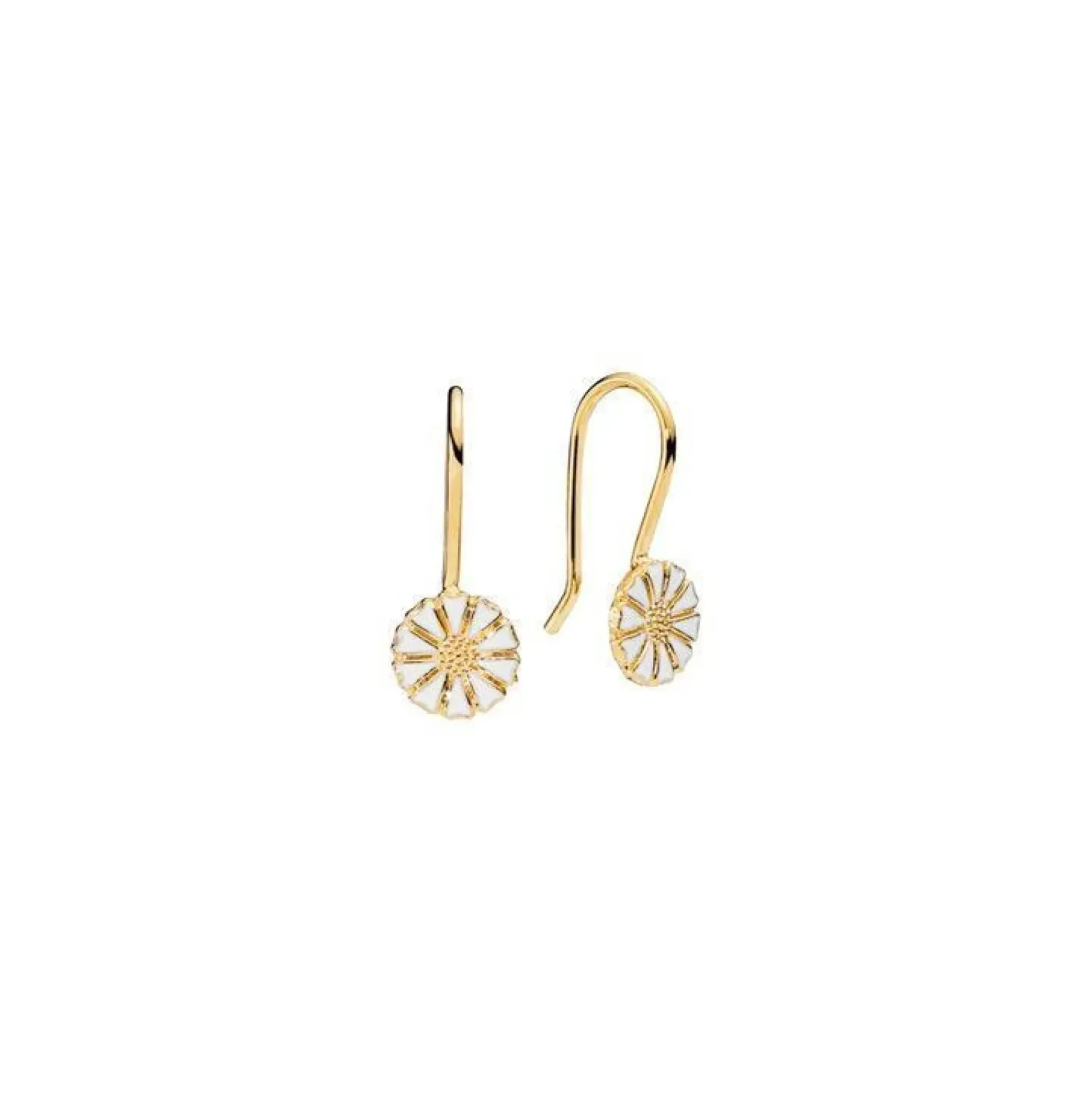 Marguerit Ørehænger Forgyldt Guld 7.5 mm - 909075-M