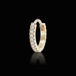 MARIA TASH Diamond Eternity Hoop 8mm 18kt