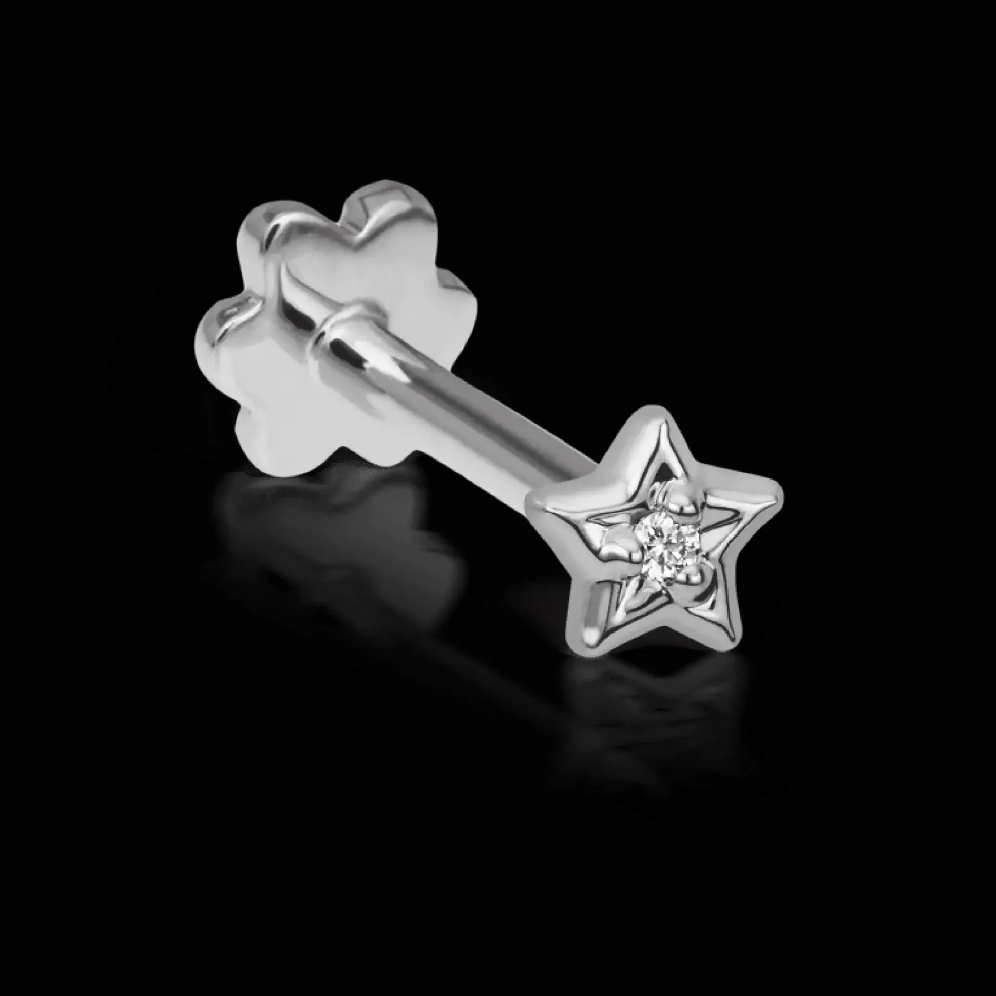 MARIA TASH Diamond Solitaire Star Hvidguld
