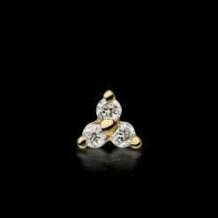 MARIA TASH  Diamond Trinity Threaded Stud