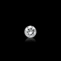 MARIA TASH 2.5mm Invisible Set Diamond Threaded Stud 18kt