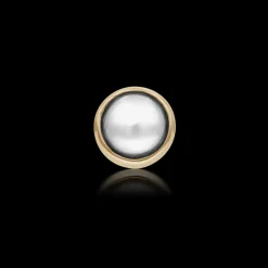 MARIA TASH Natural Pearl Threaded Stud Earring 14kt