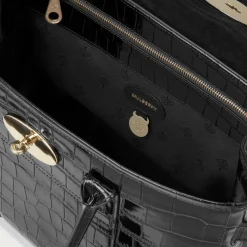 Mulberry Bayswater Croc Black