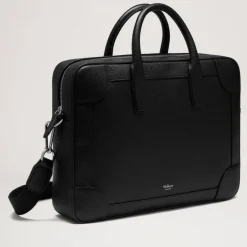 Mulberry Belgrave Single Document Holder Small Classic Grain Black