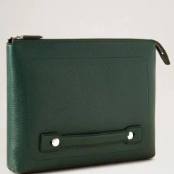 Mulberry City Laptop Heavy Grain Mulberry Green
