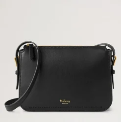 Mulberry Clovelly Pouch Micro Classic Grain Black