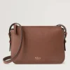 Mulberry Clovelly Pouch Micro Classic Grain Bright Oak