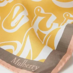 Mulberry Fantasy Logo Square Scarf