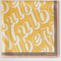 Mulberry Fantasy Logo Square Scarf
