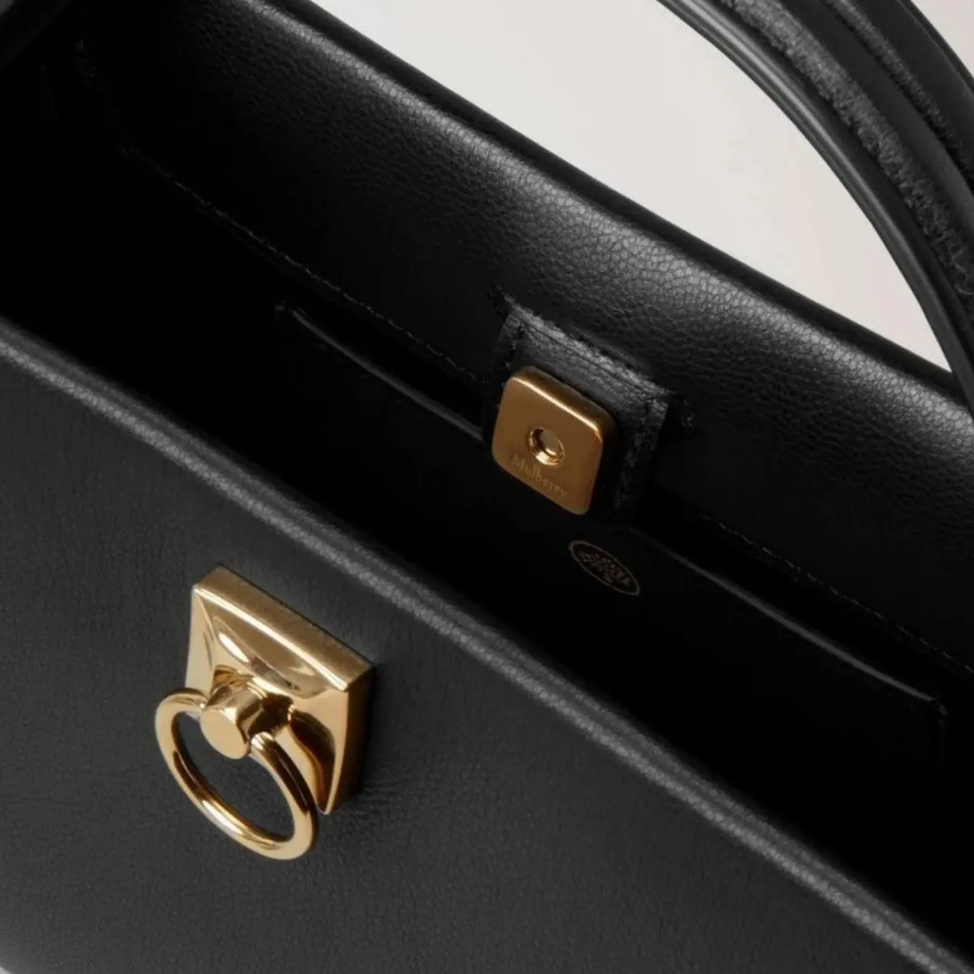 Mulberry Mini Iris Micro Classic Grain Black