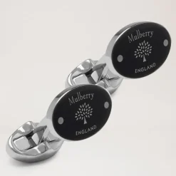 Mulberry Oval Tree and Rivet Cufflinks