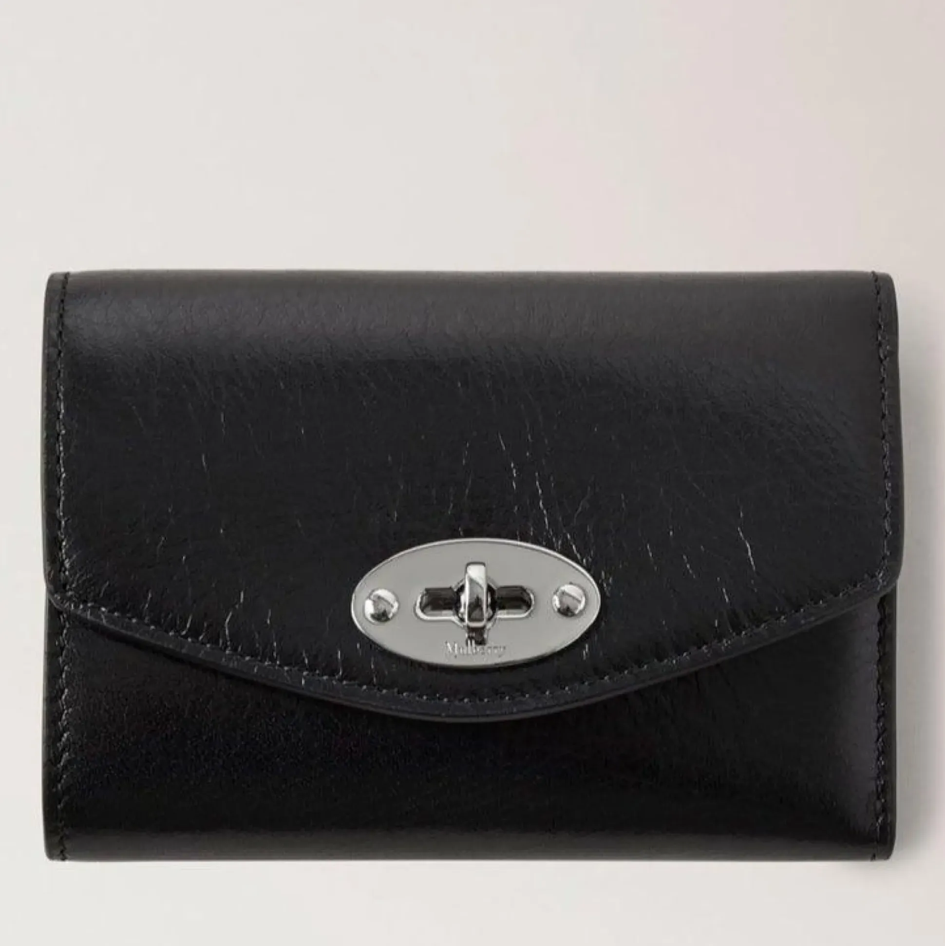 Mulberry Pung - Darley Folded Wallet High Shine Leather