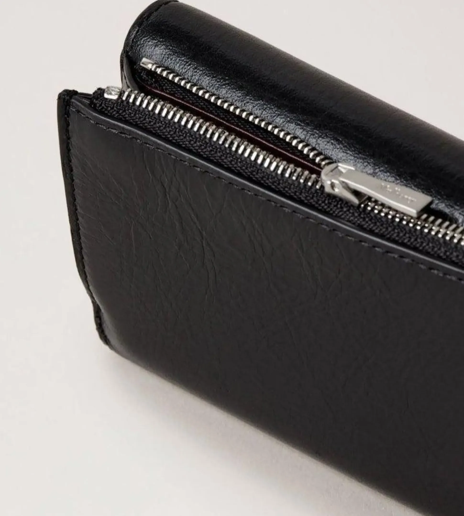 Mulberry Pung - Darley Folded Wallet High Shine Leather