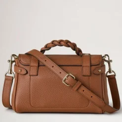 Mulberry Taske -  Mini Alexa Heavy Grain Chestnut