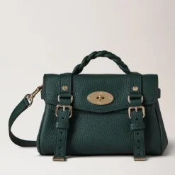 Mulberry Taske - Mini Alexa Heavy Grain Mulberry Green