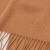 Mulberry Tørklæde - Cashmere Scarf Dark Camel