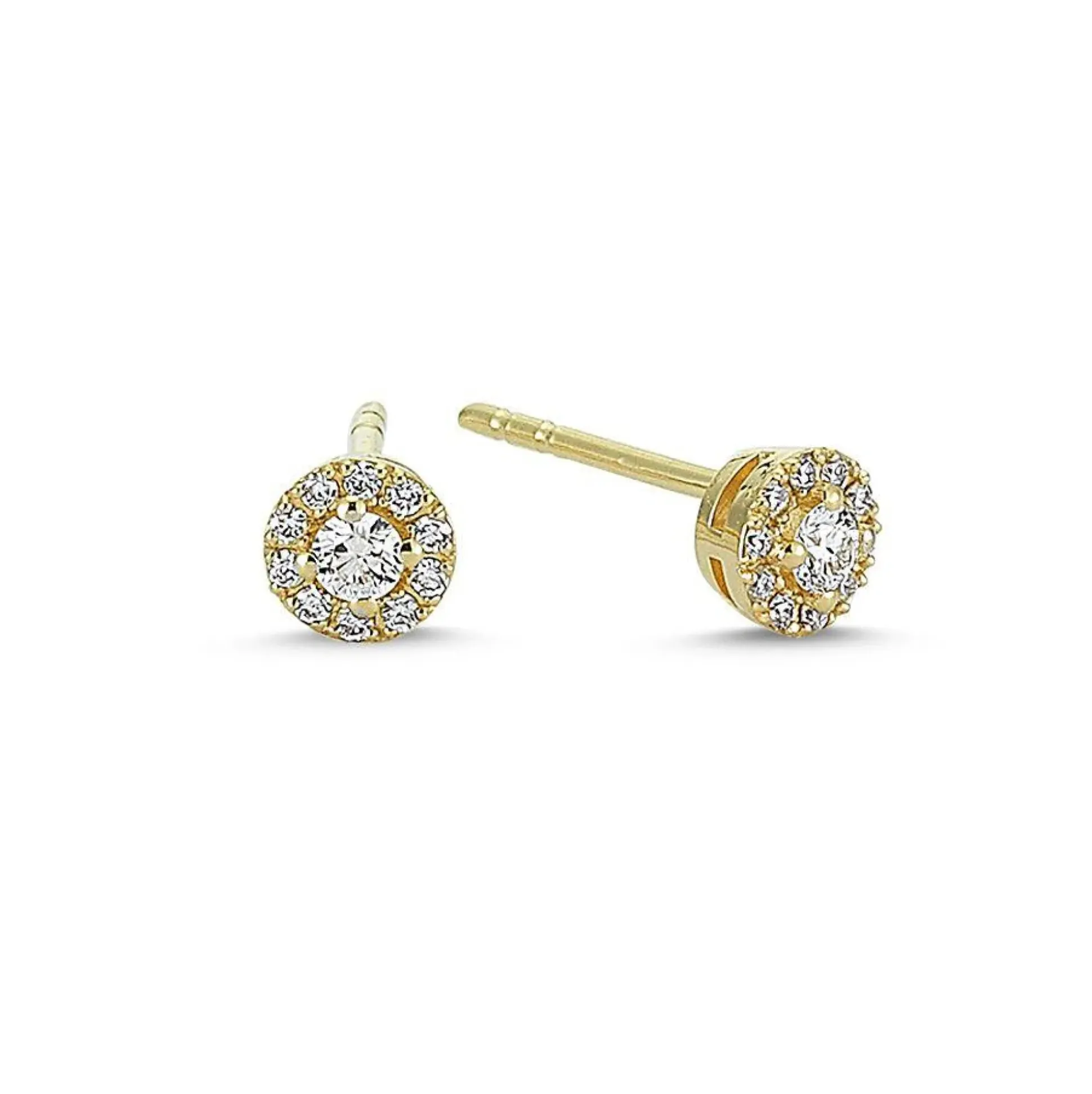 Nuran Cordelia Diamant Ørestikker i 14kt Guld