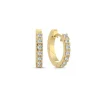 Nuran 14kt Diamant Creoler 0.28Ct W/Si 14 mm