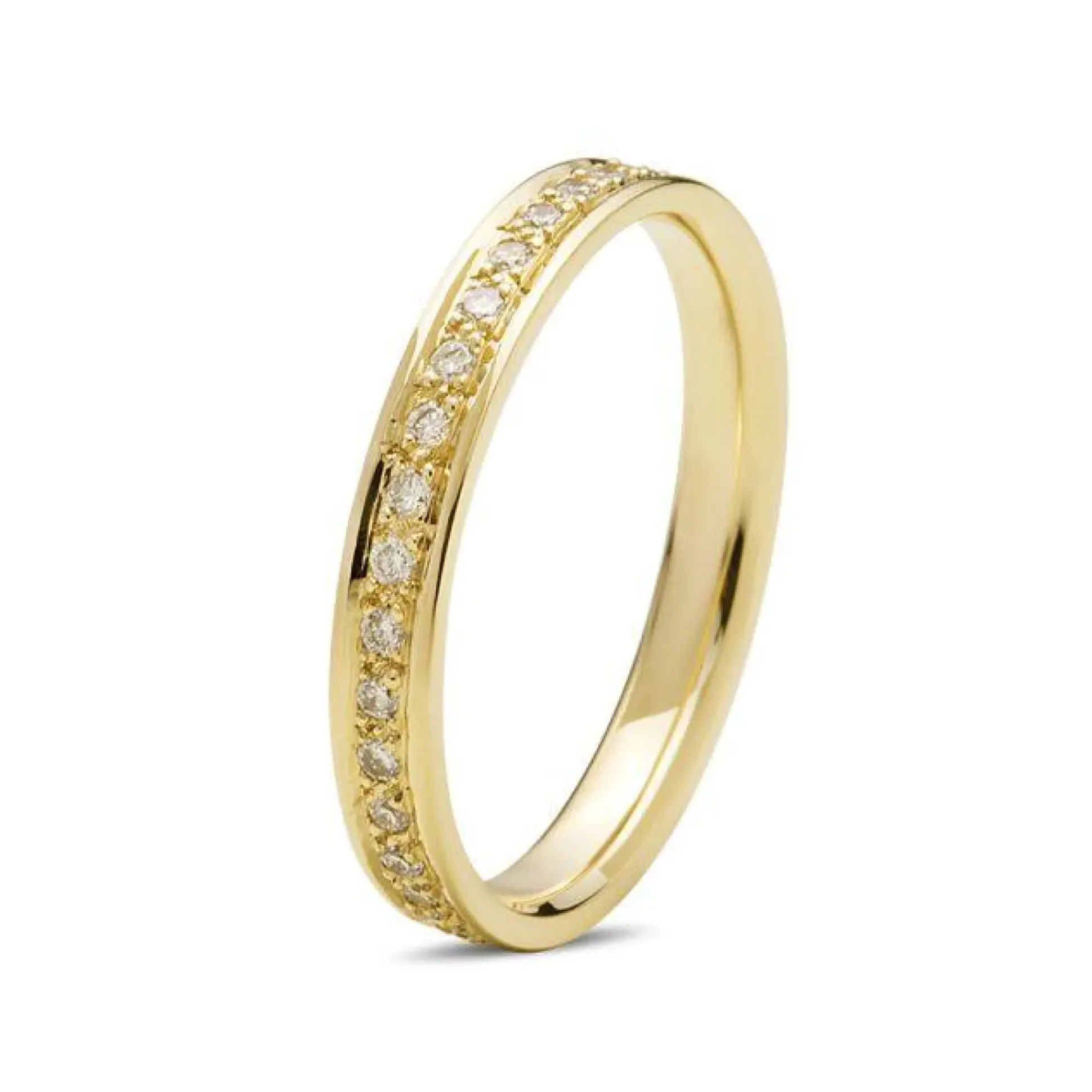 Nuran 14kt Diwa Ring med Brillanter