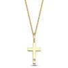 Nuran 14kt Guld Kors Med 0.005ct W.Si