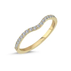 Nuran 14kt Guldring Med Diamanter - A4151