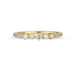 Nuran 14kt Noelle Ring Med Diamanter - A3056