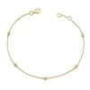 Nuran 14kt Zoe Armbånd Med Diamanter - B1002
