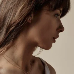 Nuran 14kt Zoe Ørestikker 2 x 0.03ct W.Si