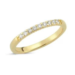 Nuran  Lucca Guld Ring Med Diamanter