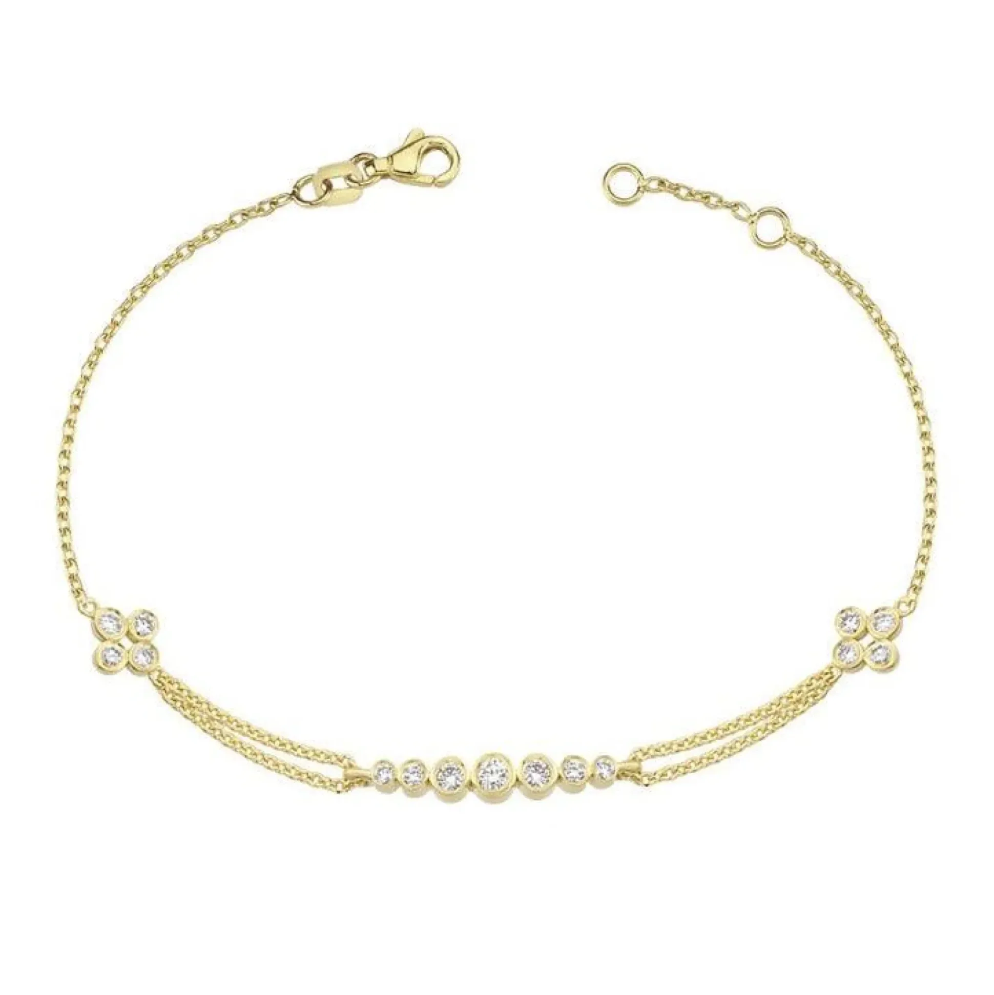 Nuran Olivia Armbånd Med Diamanter