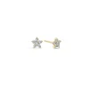 Nuran Stella 14kt Guld Stjerne Ørestikker 0.42ct W.Si