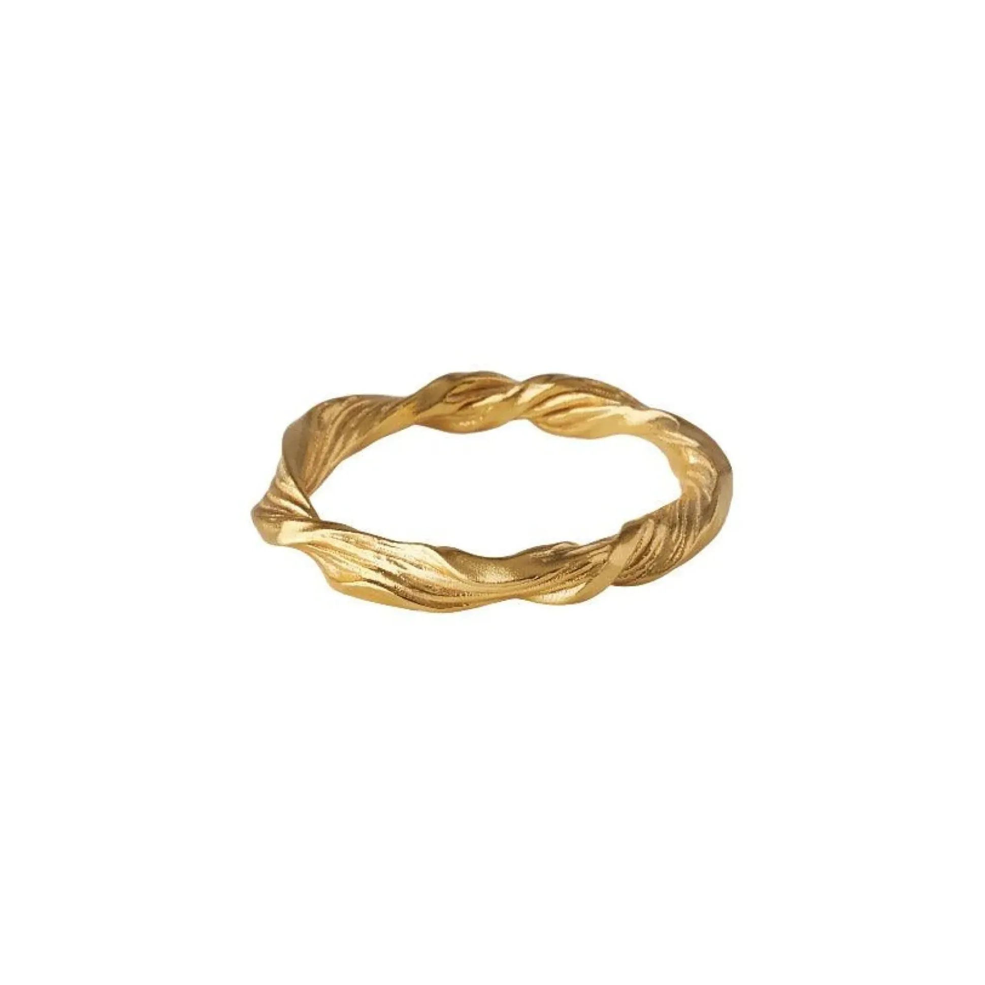 Pernille Corydon Dancing Wave Ring I Forgyldt Sølv