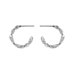 Pernille Corydon Dancing Wave Hoops I Sølv