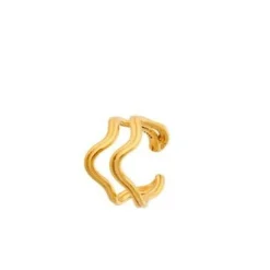 Pernille Corydon Double Wave Forgyldt Ear Cuff