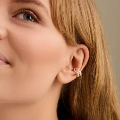 Pernille Corydon Double Wave Forgyldt Ear Cuff