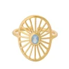 Pernille Corydon Dream Catcher Ring sølvforgyldt - R-672-GP