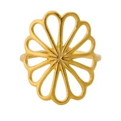 Pernille Corydon Large Bellis Forgyldt Ring